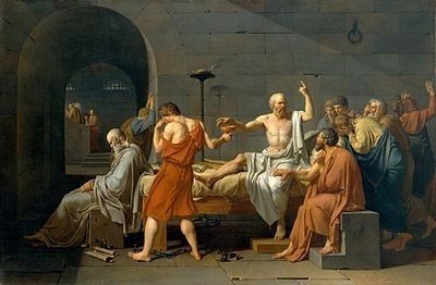 Dood van Socrates (Jacques-Louis David)